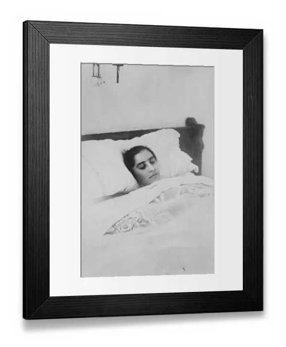 Framed Print : Nine years without food. The unfortunate Amalia Sainz de Baranda, of Montecillo Framed Print : Nine years without food. The unfortunate Amalia Sainz de Baranda, of Montecillo