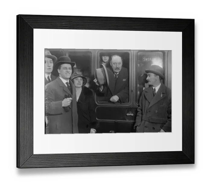 Framed Print : Sir James O Grady Leaves For Tasmania. Sir James O Grady leaving St Pancras Station Framed Print : Sir James O Grady Leaves For Tasmania. Sir James O Grady leaving St Pancras Station