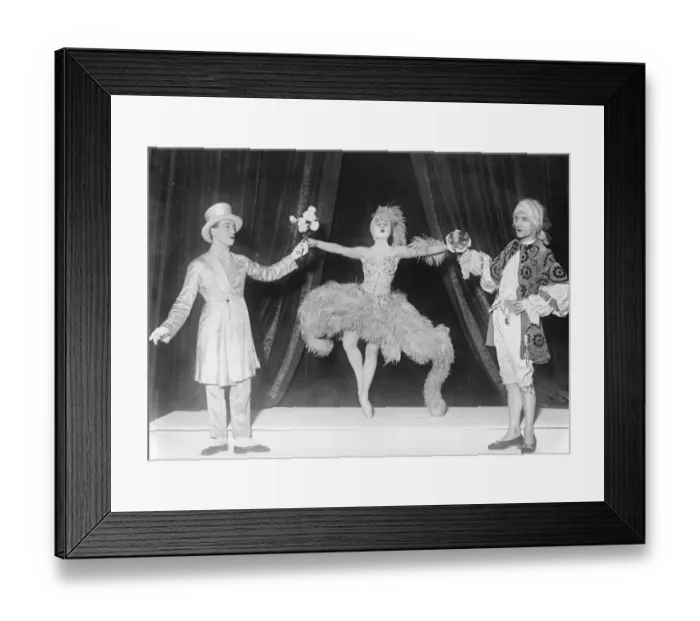 Framed Print : Iris Delysia with Alfred and Leonid Strogonoff