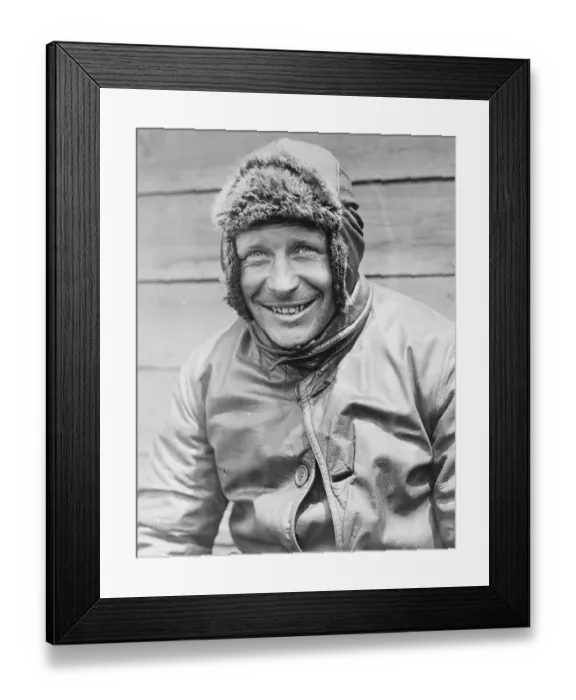 Framed Print : Commander Byrd starts on Atlantic flight. Berndt Balchen, who it is understood Framed Print : Commander Byrd starts on Atlantic flight. Berndt Balchen, who it is understood