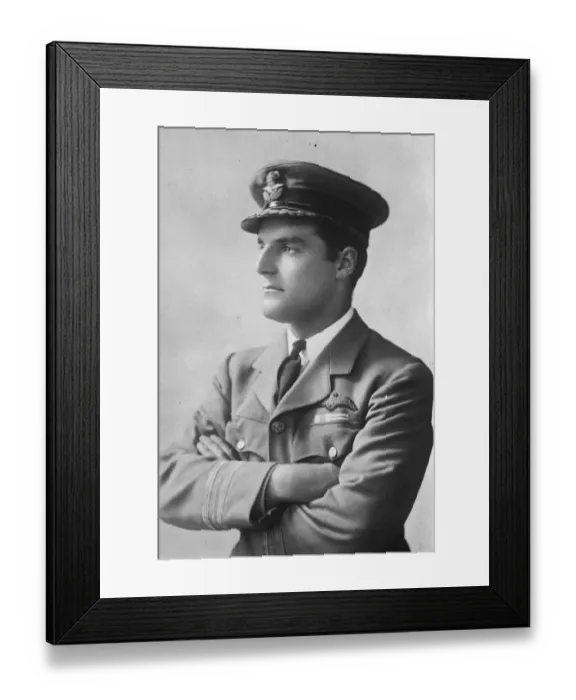 Framed Print : Major Oliver Stewart, M C, A F C ( Authour of the book on Air Fighting ) 9 Framed Print : Major Oliver Stewart, M C, A F C ( Authour of the book on Air Fighting ) 9