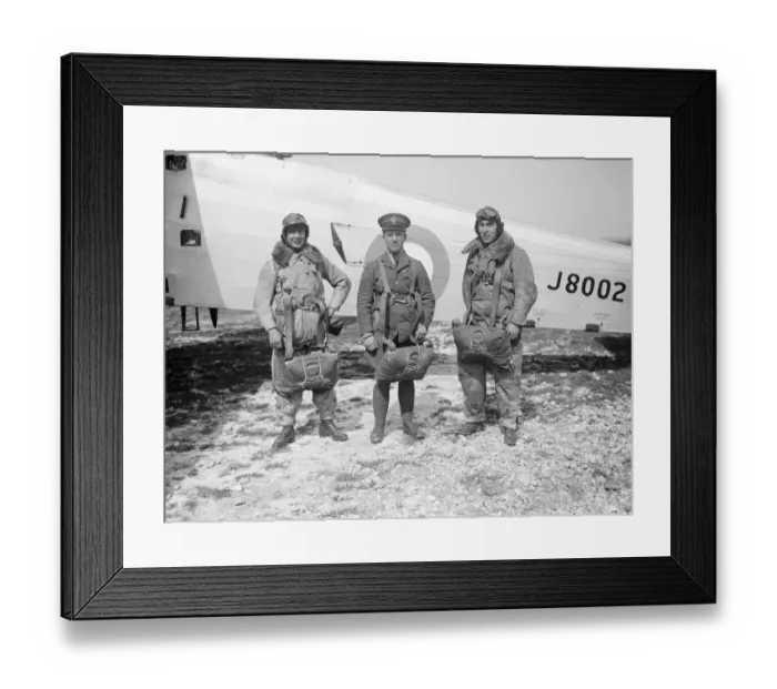 Framed Print : Aerial visitors. RAF bombers start on peaceful tour. The RAF mechanics who accompany the party Framed Print : Aerial visitors. RAF bombers start on peaceful tour. The RAF mechanics who accompany the party