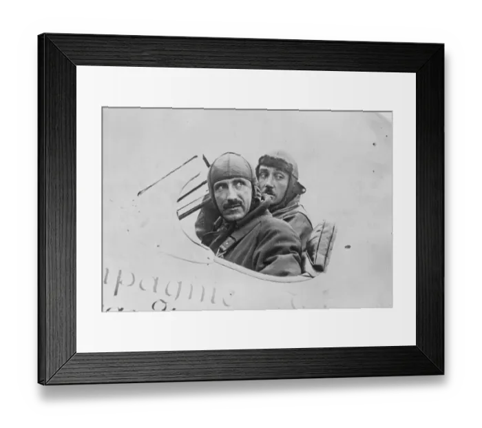 Framed Print : Commercial airway to Persia A French aeroplane, piloted by M Nogues, one of