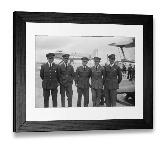 Framed Print : Britain produces mystery plane to compete for Schneider Trophy ( The Supermarine S5 seaplane Framed Print : Britain produces mystery plane to compete for Schneider Trophy ( The Supermarine S5 seaplane