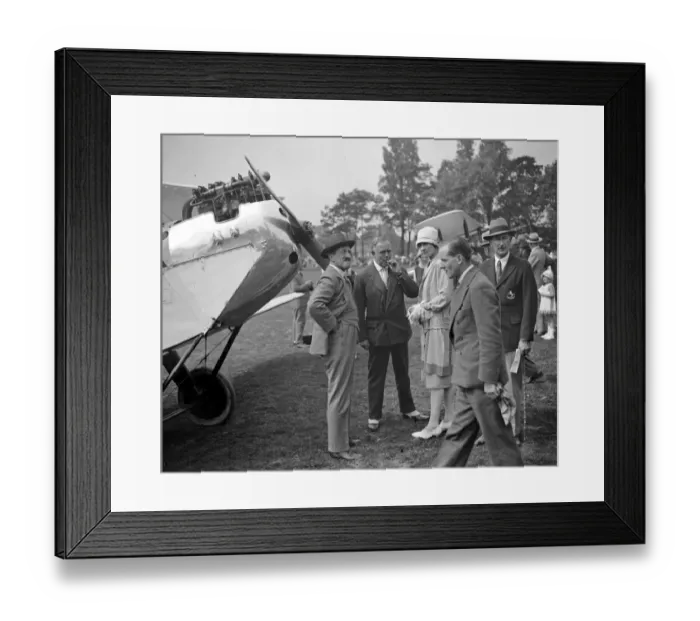 Framed Print : Flying Day at Roehampton. Centre - Mr Perrin (secretary Royal Aero Club) 17 July 1926 Framed Print : Flying Day at Roehampton. Centre - Mr Perrin (secretary Royal Aero Club) 17 July 1926