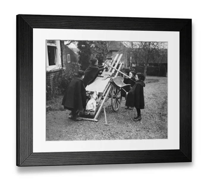 Framed Print : A home for children suffering from raid shock has been established at Chailey. 12 Framed Print : A home for children suffering from raid shock has been established at Chailey. 12