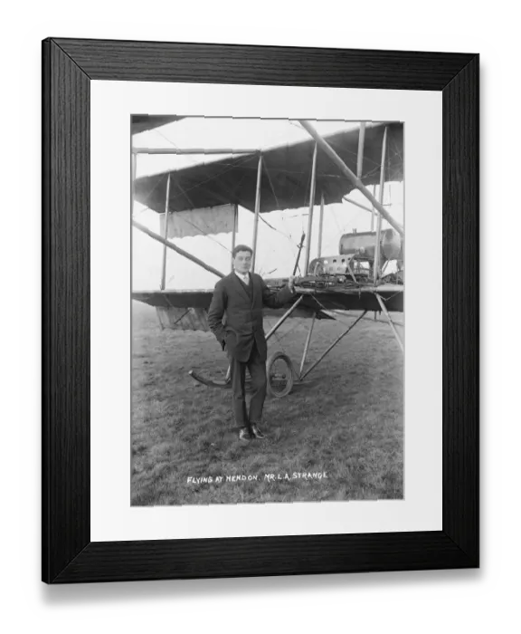 Framed Print : L A Strange at Hendon 18 June 1921