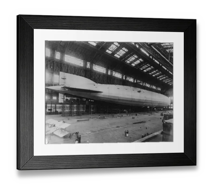 Framed Print : Great American airship about to make its trial flight. The great American airship ZR1 Framed Print : Great American airship about to make its trial flight. The great American airship ZR1