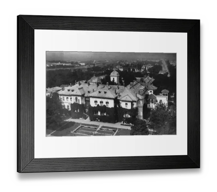 Framed Print : Queen of Romanias home photographed from the air The charming Royal Palace of Framed Print : Queen of Romanias home photographed from the air The charming Royal Palace of