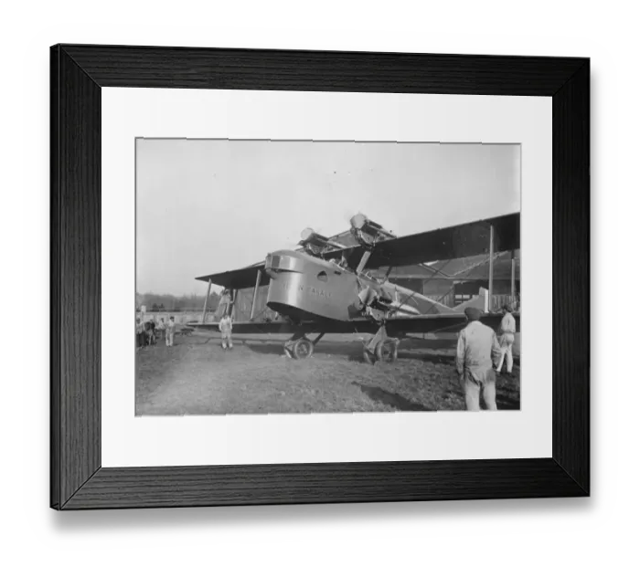 Framed Print : French planes prepare for flight to lake Chad Four leading French airman start Framed Print : French planes prepare for flight to lake Chad Four leading French airman start