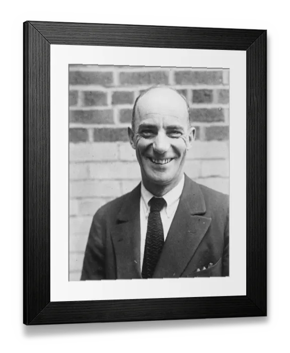 Framed Print : New York - Rome flight. James de Witt Hill. Portrait. 1927 Framed Print : New York - Rome flight. James de Witt Hill. Portrait. 1927