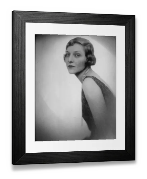 Framed Print : Mrs Kidston, wife of Commander Glen Kidston. 6 November 1929