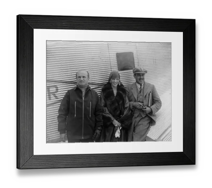 Framed Print : Mr Levine and party leave Croydon for Brussels. Mr Levine, Miss Mabel Boll Framed Print : Mr Levine and party leave Croydon for Brussels. Mr Levine, Miss Mabel Boll