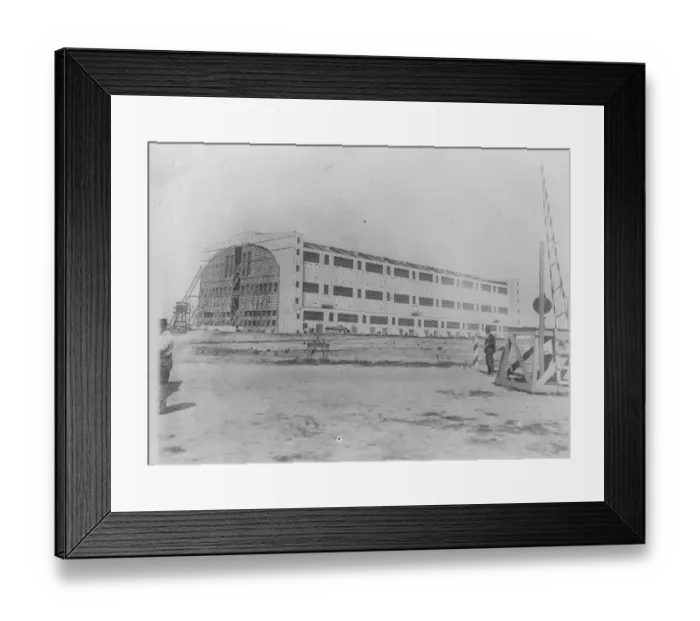 Framed Print : United States Hangar Ready to Receive Z R 2 ( R 38 ) The US hangar which is ready Framed Print : United States Hangar Ready to Receive Z R 2 ( R 38 ) The US hangar which is ready