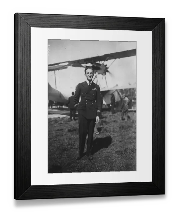 Framed Print : Another Atlantic flight attempt. Captain Paris, the French Airman who proposes Framed Print : Another Atlantic flight attempt. Captain Paris, the French Airman who proposes