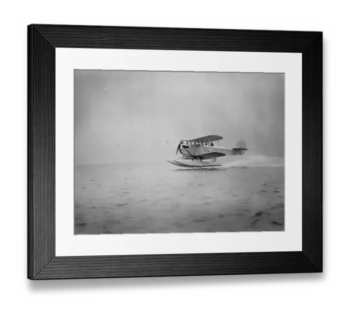 Framed Print : BRITAINs FIRST FLYING TORPEDO BOAT. The first torpedo-carrying seaplane to be built Framed Print : BRITAINs FIRST FLYING TORPEDO BOAT. The first torpedo-carrying seaplane to be built