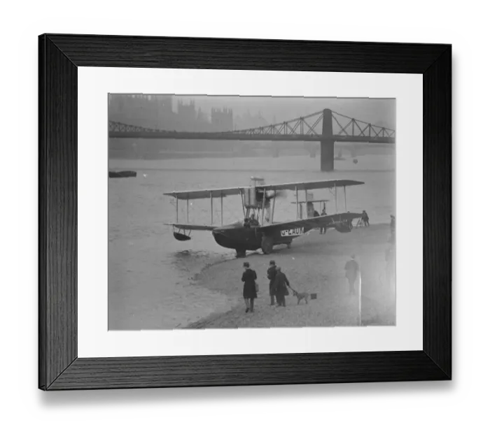 Framed Print : Admiralty Amphibian Tested on Thames Aircraft alighting tests arranged by the Admiralty Framed Print : Admiralty Amphibian Tested on Thames Aircraft alighting tests arranged by the Admiralty