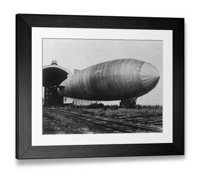 Framed Print : Worlds largest blimp. The US Blimp, RS1, the largest airship of the kind in the world Framed Print : Worlds largest blimp. The US Blimp, RS1, the largest airship of the kind in the world