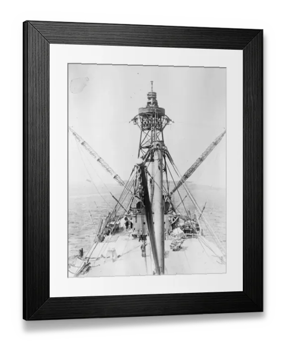 Framed Print : Ship with first mooring mast for airship. The mooring mast of the USS Patoka Framed Print : Ship with first mooring mast for airship. The mooring mast of the USS Patoka