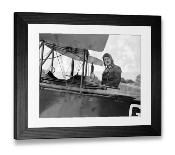 Framed Print : At Stag Lane Aerodrome, Hendon. Sir John Rhodes. 23 July 1926 Framed Print : At Stag Lane Aerodrome, Hendon. Sir John Rhodes. 23 July 1926