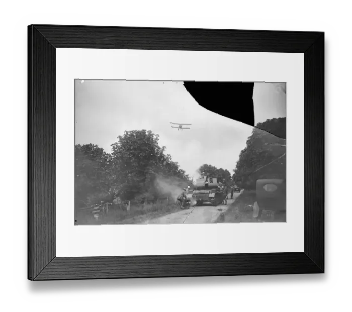 Framed Print : Great mechanical army on Salisbury Plain. An aerial attack on the mechanicalised Framed Print : Great mechanical army on Salisbury Plain. An aerial attack on the mechanicalised
