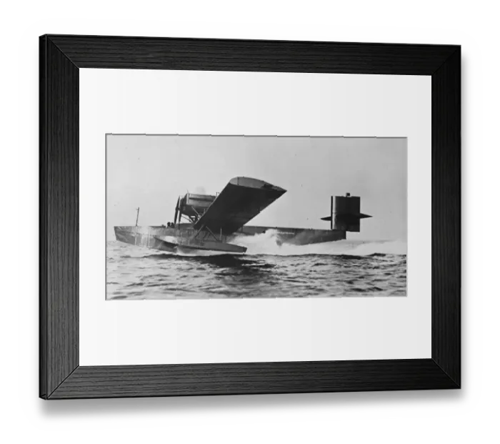 Framed Print : New flying boat with sails The beardmore-Rohrbach flying boat, represents an interesting Framed Print : New flying boat with sails The beardmore-Rohrbach flying boat, represents an interesting