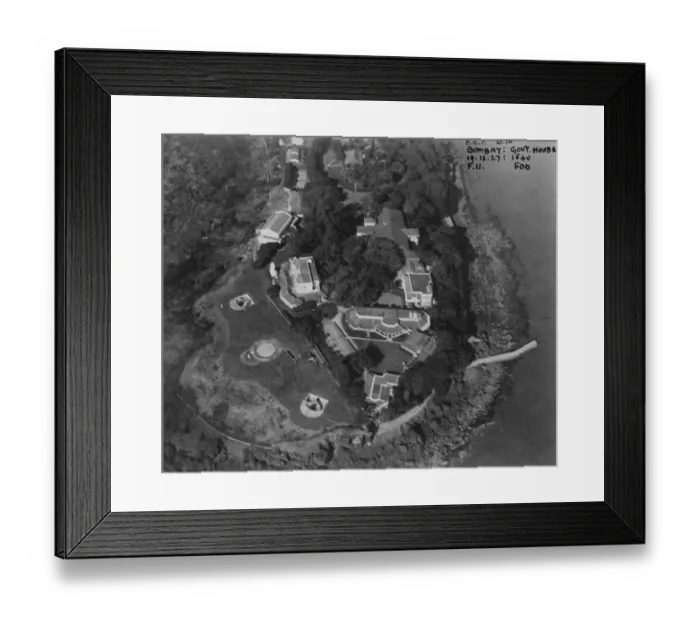 Framed Print : The Empire from the air. Four RAF flying boats tour. Government House Bombay Framed Print : The Empire from the air. Four RAF flying boats tour. Government House Bombay