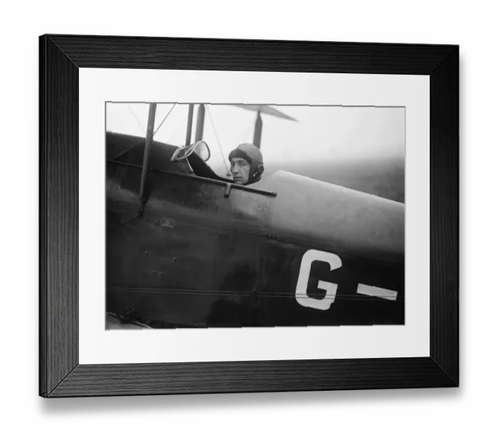 Framed Print : The Kings Cup Air Race. Captain W J McDonough. 9 July 1926 Framed Print : The Kings Cup Air Race. Captain W J McDonough. 9 July 1926