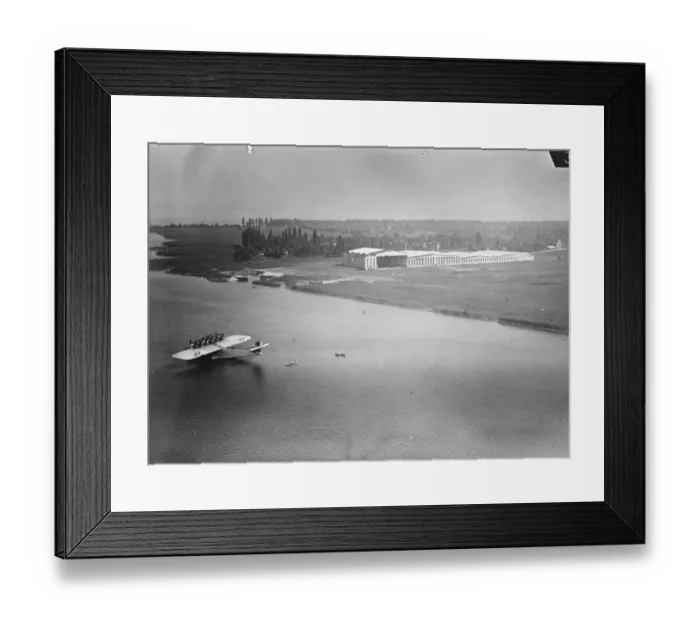 Framed Print : Dornier Do X the largest, heaviest, and most powerful flying boat in the world