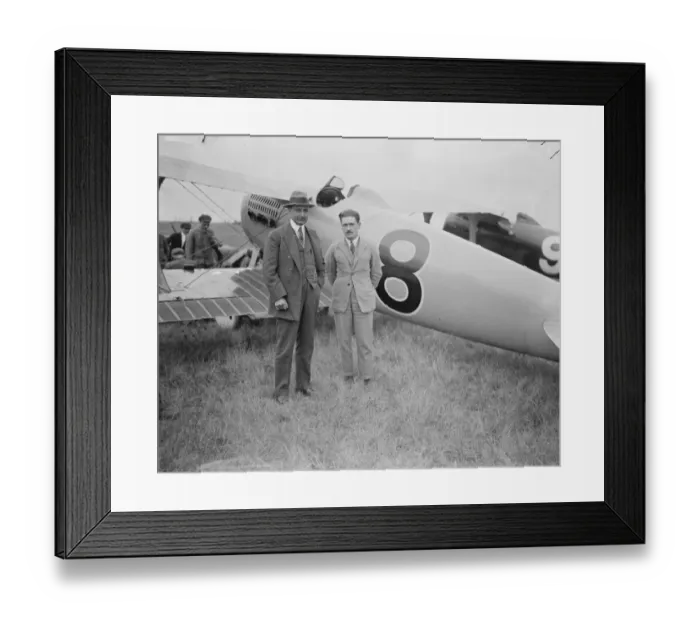 Framed Print : The air race of the year at Etampes near Paris M Bleriot and M de Romanet 28 September Framed Print : The air race of the year at Etampes near Paris M Bleriot and M de Romanet 28 September