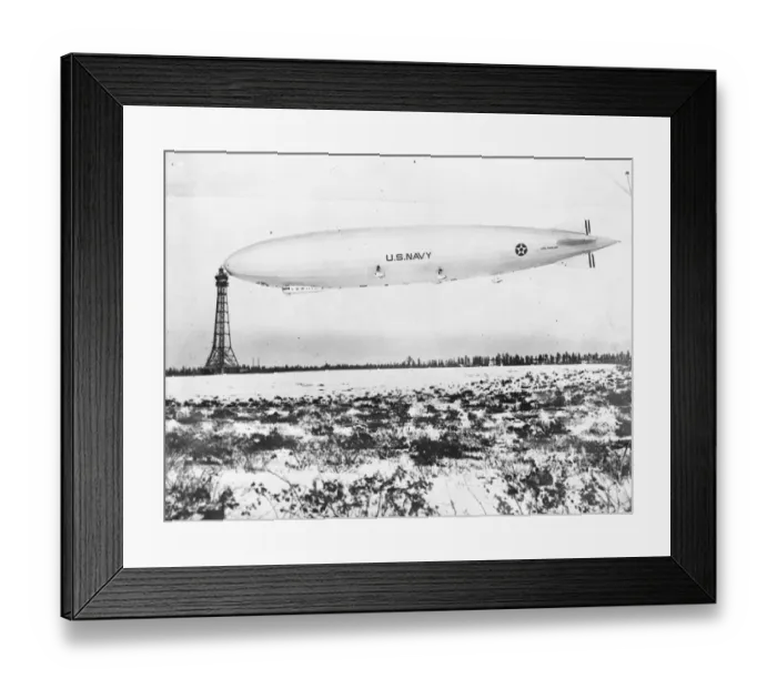 Framed Print : US Navel airship USS Los Angeles (ZR-3) 4 February 1925 Framed Print : US Navel airship USS Los Angeles (ZR-3) 4 February 1925