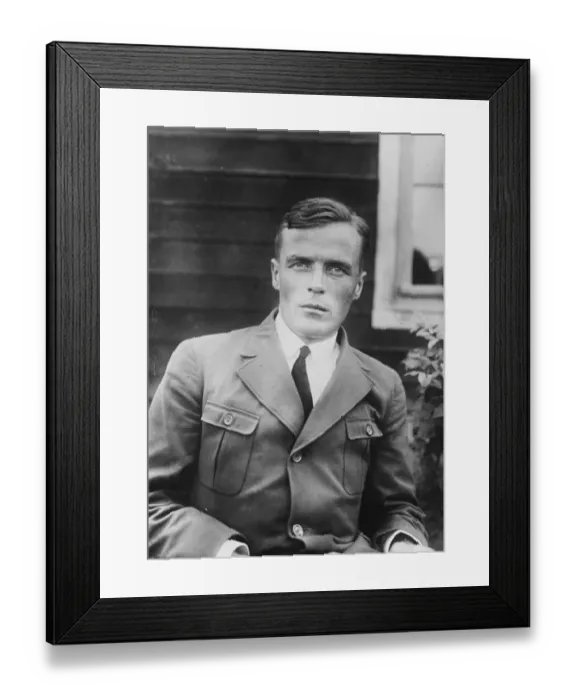 Framed Print : Germany to New York flight. Pilot Edzart who will fly with Risticz. 1927 Framed Print : Germany to New York flight. Pilot Edzart who will fly with Risticz. 1927