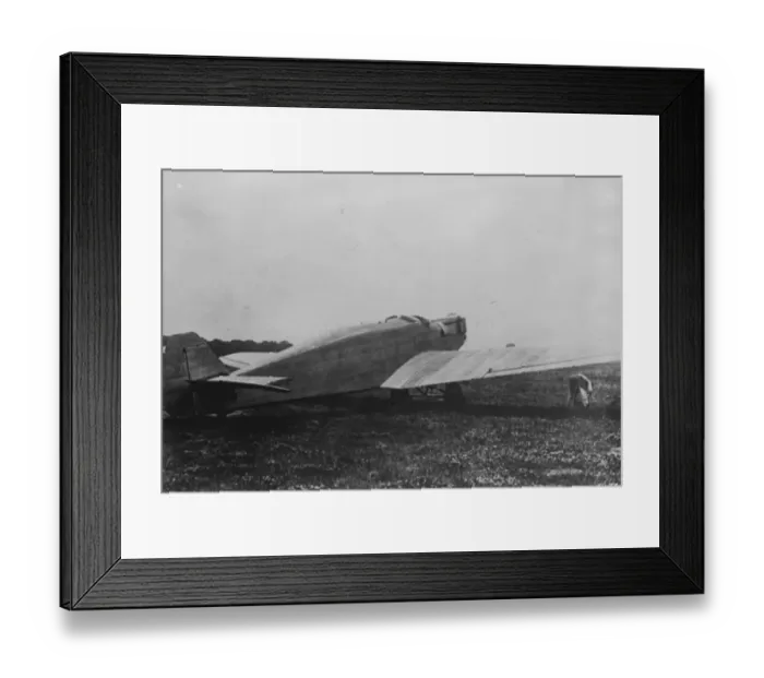 Framed Print : Germans attempt to fly the Atlantic. The Europa starting from the aerodrome at Dessau Framed Print : Germans attempt to fly the Atlantic. The Europa starting from the aerodrome at Dessau