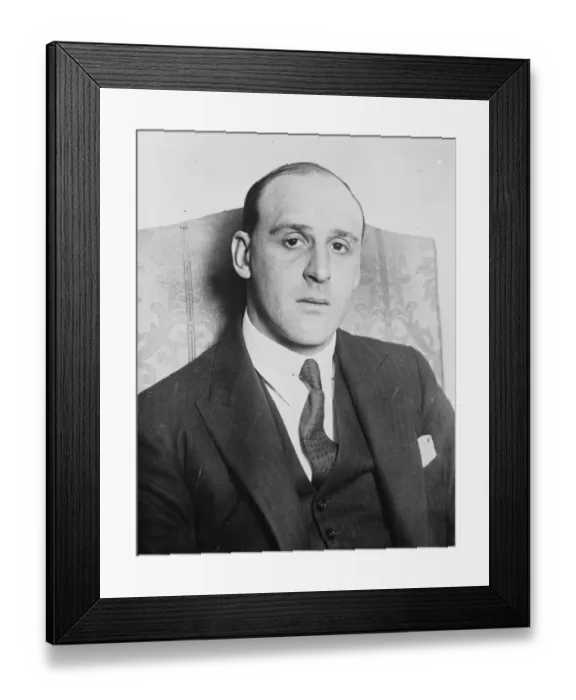 Framed Print : Commander Burney. First photo of man who will have charge of Britains giant 100 Framed Print : Commander Burney. First photo of man who will have charge of Britains giant 100