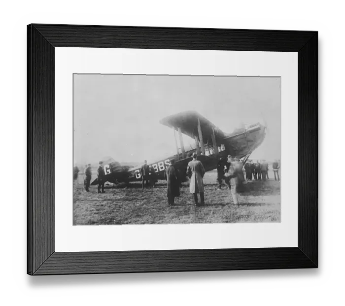 Framed Print : First English Air Bus in Germany The arrival of the first English air bus a Daimler Framed Print : First English Air Bus in Germany The arrival of the first English air bus a Daimler