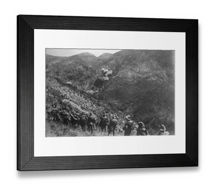 Framed Print : Fighting in Morocco. To facilitate the advances on Africa, the Spanish Air Force