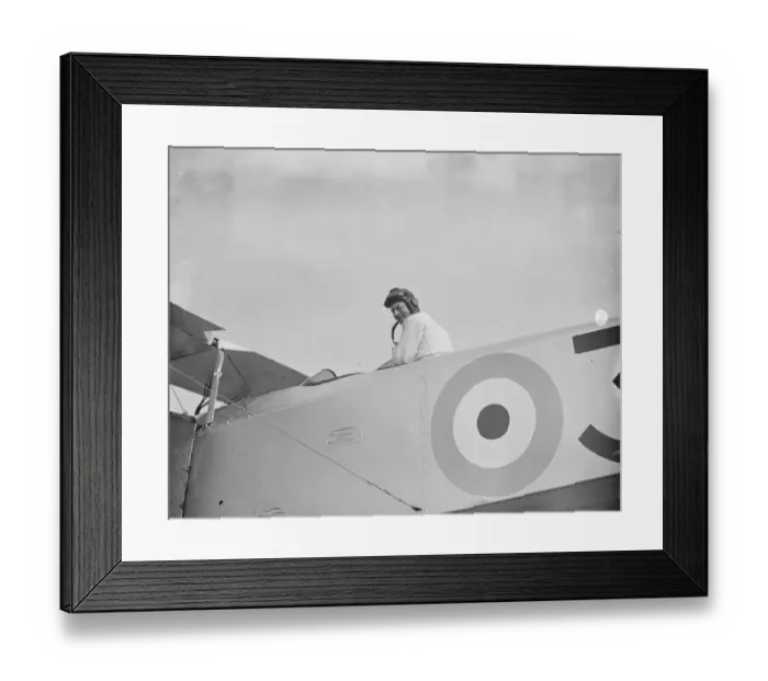 Framed Print : Crown Prince of Rumanias flight in British Amphibian machine at Martlesham Framed Print : Crown Prince of Rumanias flight in British Amphibian machine at Martlesham