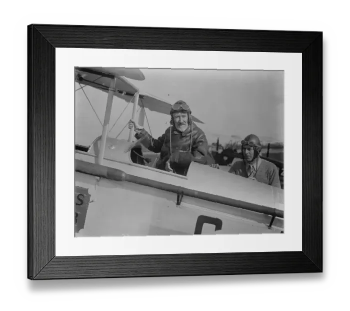 Framed Print : Opening of the Brooklands Aero club. Sir Horace Plunkett was enrolled as the first Framed Print : Opening of the Brooklands Aero club. Sir Horace Plunkett was enrolled as the first