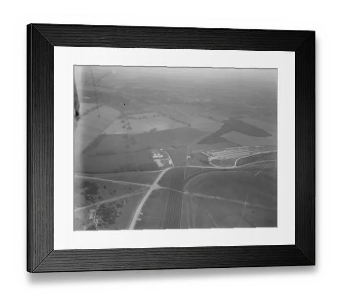 Framed Print : Aerial view of the Tottenham sidings during the coal crises 28 April 1921 Framed Print : Aerial view of the Tottenham sidings during the coal crises 28 April 1921