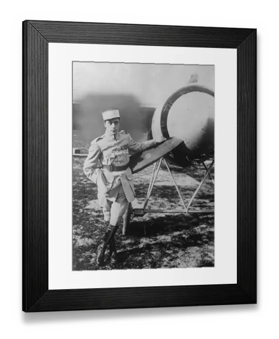 Framed Print : M Jean Cazale, French Aviator 15 February 1923 Framed Print : M Jean Cazale, French Aviator 15 February 1923