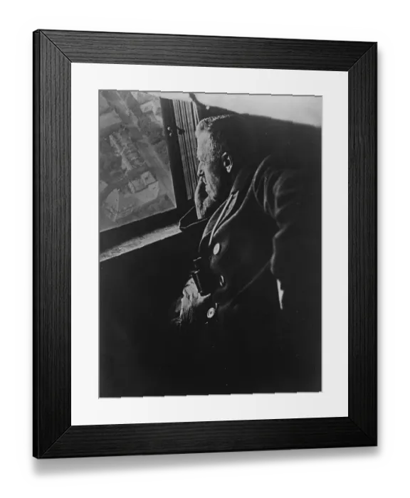 Framed Print : At the window of the new zeppelin. Dr Hugo Eckener, the constructor of the great new zeppelin Framed Print : At the window of the new zeppelin. Dr Hugo Eckener, the constructor of the great new zeppelin