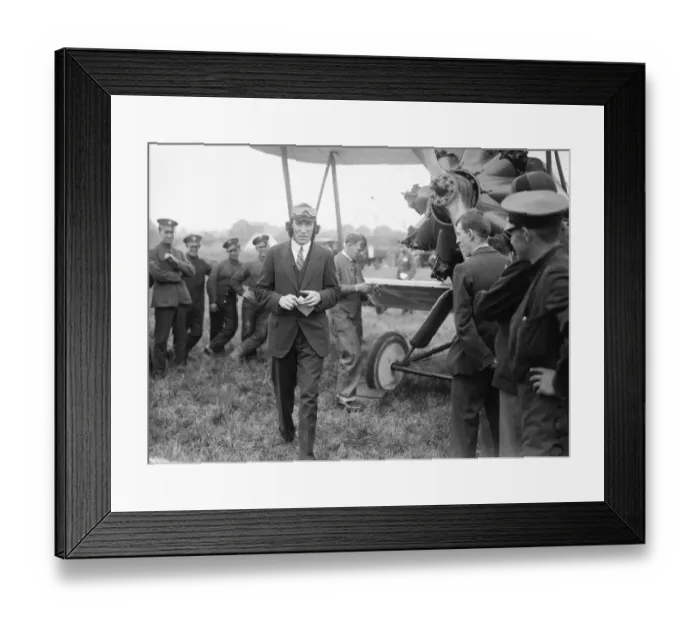 Framed Print : The Kings Cup Air Race. Squadron Leader Sir Christopher Brand KBE, DSO. 9 July 1926 Framed Print : The Kings Cup Air Race. Squadron Leader Sir Christopher Brand KBE, DSO. 9 July 1926
