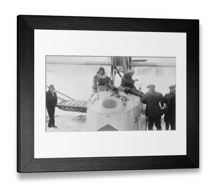 Framed Print : Mystery of Amundsen, first photographs of the start of the Amundsen Ellsworth polar Framed Print : Mystery of Amundsen, first photographs of the start of the Amundsen Ellsworth polar