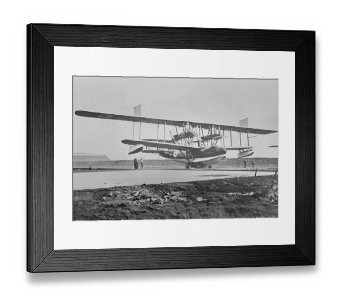 Framed Print : The skyship. Official photograph of worlds largest flying boat Framed Print : The skyship. Official photograph of worlds largest flying boat