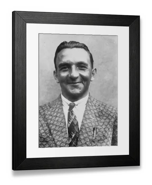 Framed Print : Germany to New York flight. Pilot Risticz flying a Junker machine ( portrait ). 1927 Framed Print : Germany to New York flight. Pilot Risticz flying a Junker machine ( portrait ). 1927