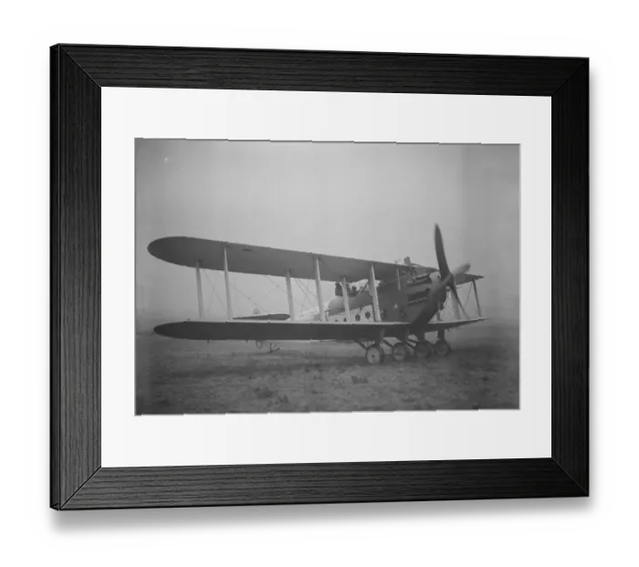 Framed Print : Notable new aircraft on trial. Much interest attached to the trial flight made