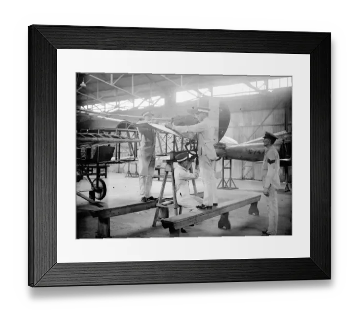 Framed Print : Air Commodore Steel paid a visit of inspection to the RAF Cadet College at Cranwell