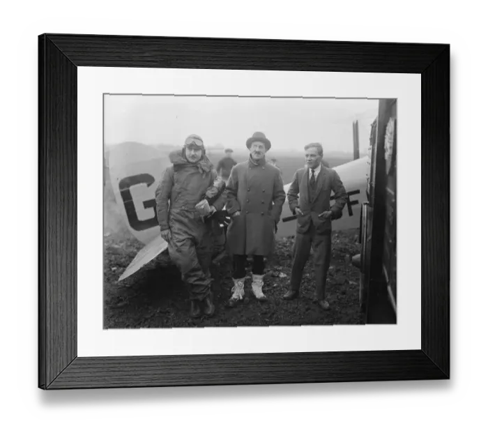 Framed Print : Sir Sefton Brancker starts his survey flight to India. Air Vice Marshal Sir Sefton Brancker Framed Print : Sir Sefton Brancker starts his survey flight to India. Air Vice Marshal Sir Sefton Brancker