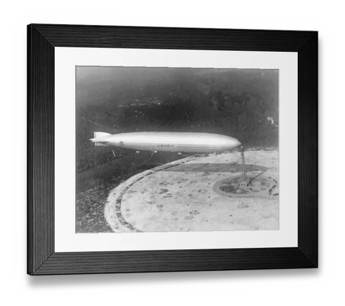 Framed Print : Just a few moments before the airship Shenandoah sailed away for its transcontinental trip Framed Print : Just a few moments before the airship Shenandoah sailed away for its transcontinental trip