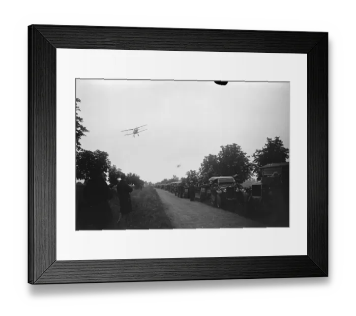 Framed Print : Great mechanical army on Salisbury Plain. An aerial attack on the mechanicalised
